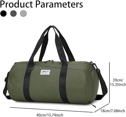 BE SMART Waterproof Mens Gym Bag with Shoe Compartment, Sports Gym Duffle Bag with Adjustable Strap for Men Women, Lightweight Large Sport Duffel Bag for Travel, Sports, Fitness(Navy Blue)