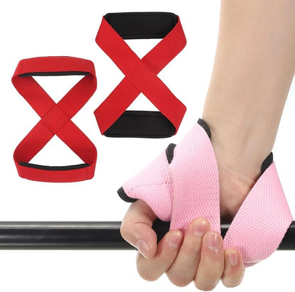 PATIKIL Figure Lifting Strap, Weightlifting Wrist Wraps Dead Lift Padded Grips for Fitness Power Strength Training