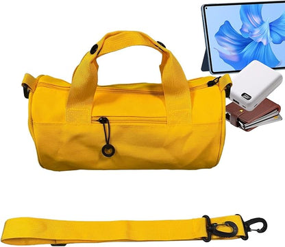 Gym Bag - Barrel Shaped Fitness Duffel, Purpose Sports Organizer With Adjustable Shoulder Strap | Travel And Workout For, Yoga, Dance, Camping, Gym, Overnight Trips, Outdoor Adventures