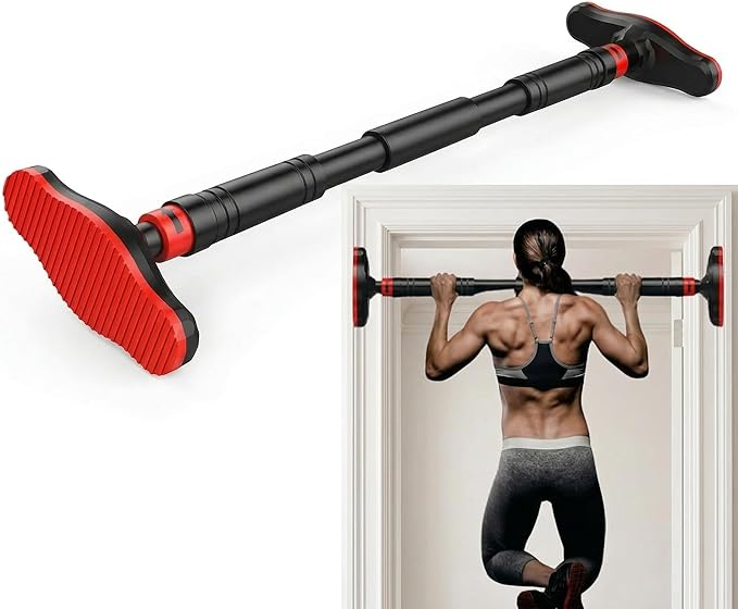 Japard Pull Up Bar for Doorway, Sportneer, Adjustable Door Frame 27"-41" Width, No-Damage Hanging Equipment for Home Gym, Workout, Training, 440 LBS