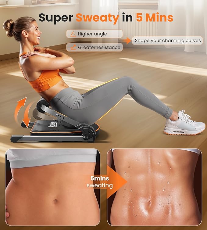 Niceday Ab Workout Equipment, Ab Machine for Stomach Workout, Ab Trainer Machine for Home, Ab Crunch Machine for Home Exercise, Sit Up Machine with 330 LBS Weight Capacity
