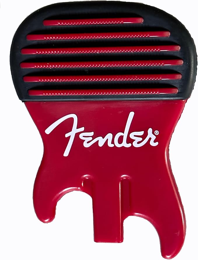 FENDER Patented Callus Builder & Finger Strengthener – Resistance Finger Exerciser for Guitar, Bass & Violin – Guitar Finger Trainer & Grip Strength Tool – Ideal Guitar & Bass Accessories (Tensions: RED=8-Lbs; BLACK=15-Lbs)