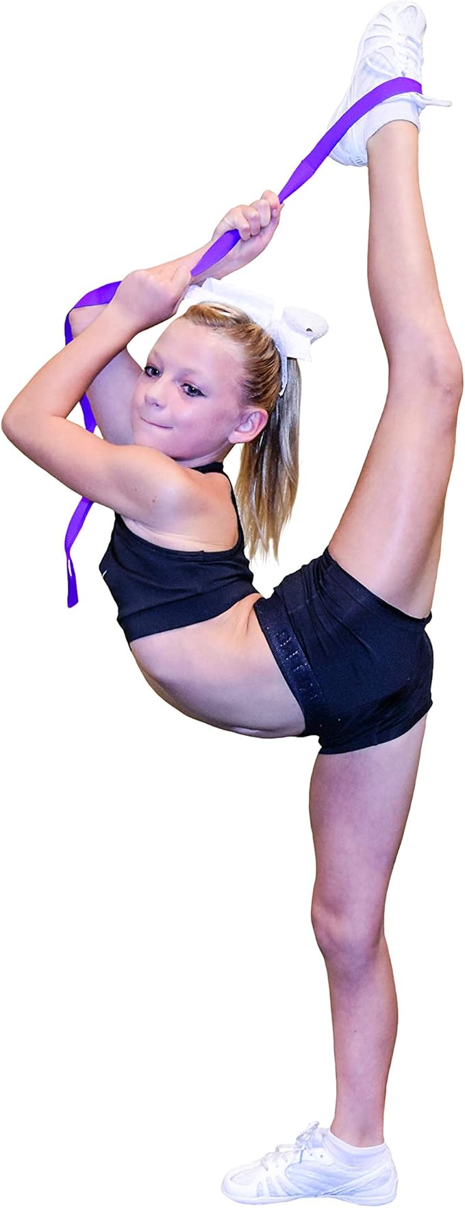 Cheer Kinetic Bands – Leg Resistance Bands for Cheerleaders | Improve Flexibility, Jumps, Stunts & Tumbling | 4-Level Resistance System with 12 Stunt Strap Colors + Digital Training Downloads