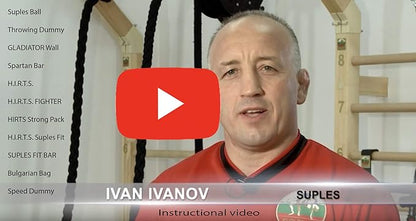 Suples H.I.R.T.S. Fighter - Resistance Bands - Best Functional Workout at Home or Gym - Free Instructional DVD by Olympian Ivan Ivanov!