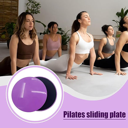 Fitness Sliders: Two-Side Sliding Discs for Home Gym and Core Workouts with Anti-Slip PP EVA Construction | Durable and Yoga Sliders
