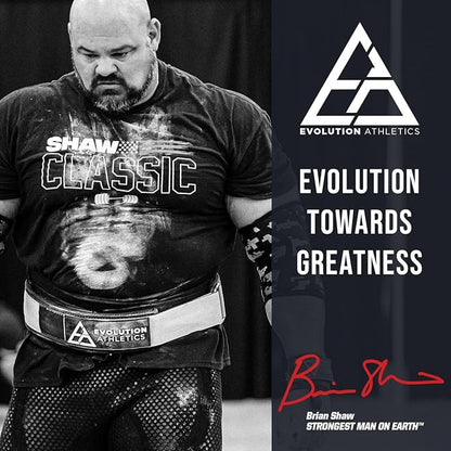 Evolution Athletics Weight Lifting Sport Belt for Strength Training, Powerlifting, or Deadlift