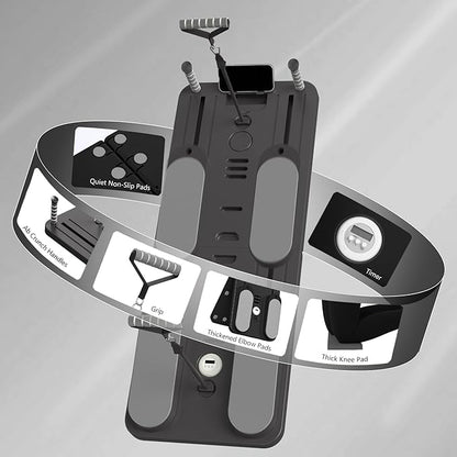Pilates Board - Pilates Reformer Set, Multi-Purpose Foldable Pilates Reformer Board for Home,11 in 1 Pilates Equipment