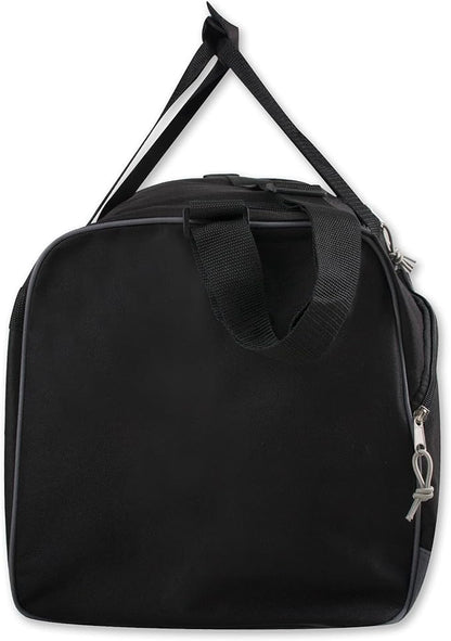 60 Liter, 26 Inch Duffle Bag – Heavy Duty Extra Large Sports Gym Equipment Travel Duffel Bag for Men and Women (Black)