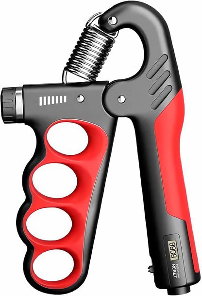 Grip strength trainer, adjustable hand grip strengthener, Durable Adjustable Resistance 5-100KG With Digital Counter, ergonomic design, high-strength spring, perfect hand