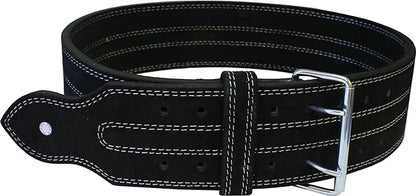 Ader Leather Power Lifting Weight Belt- 4" Black