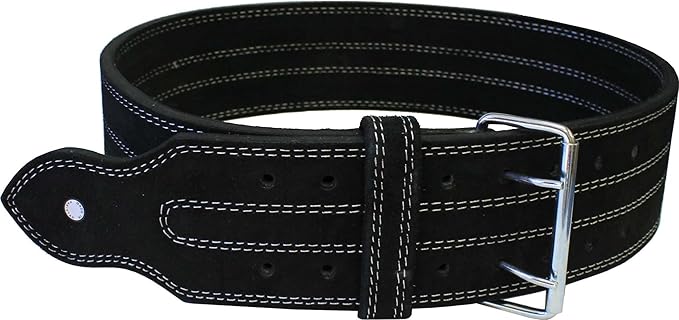 Ader Leather Power Lifting Weight Belt- 4" Black