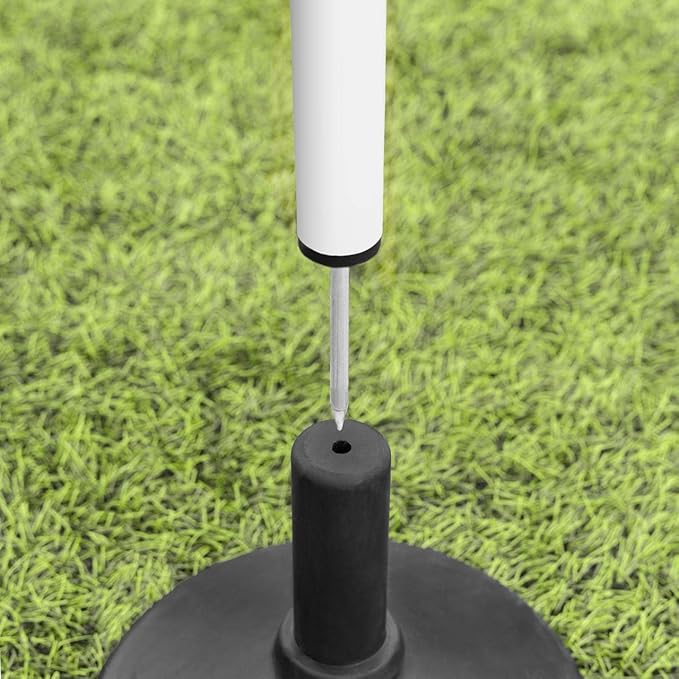 FORZA Slalom Agility Poles | Improve Endurance, Speed & Footwork | Color, Size & Rubber Base Options Available [8 Pack]
