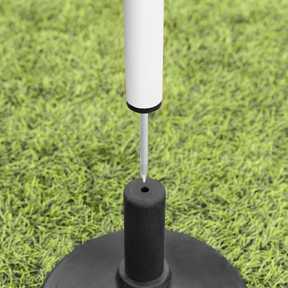 FORZA Slalom Agility Poles | Improve Endurance, Speed & Footwork | Color, Size & Rubber Base Options Available [8 Pack]