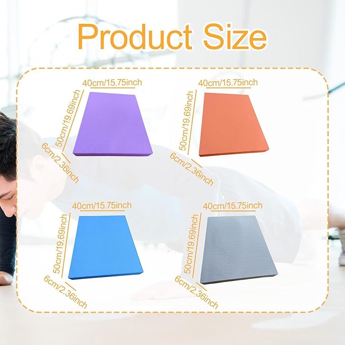 Balance Pad Foam Mat Non Slip Balancing Exercises Mat Foam Balance Board Knee Pad for Dancers Adults Gymnastics Seniors