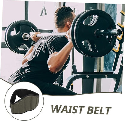 BESPORTBLE EVA Fitness Waist Belt with Lumbar Brace Support for Weightlifting and Deep Pulls Unisex Waistband for Powerlifting Squats and