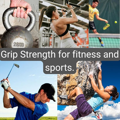 Grip Strength Trainer - Grip Strength Ring, Forearm Strengthener, Hand Strengthening Device, and Hand Gripper Strengthener. 2-pack