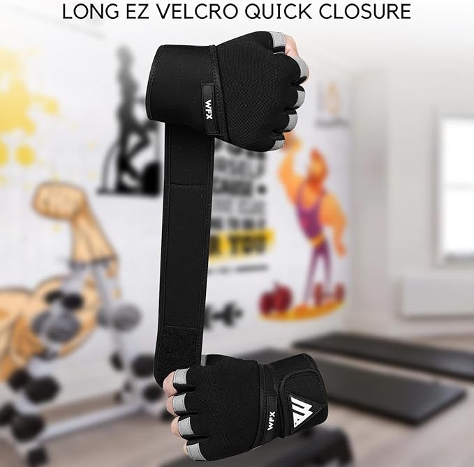 Gym Gloves Training Weight Lifting Gloves for Men Women Wrist Support Padded Extra Grip Palm Protection Fitness Workout Gloves Cycling,Hanging,Pull ups,Breathable