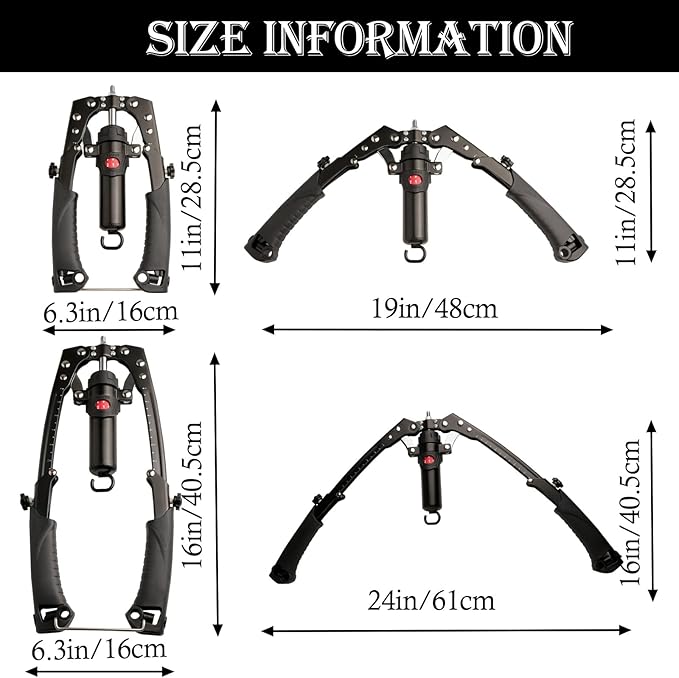 Hydraulic Arm Trainer, Chest Muscle Exerciser with 15-Level Adjustable Resistance & Ab Roller, Portable 5-in-1 Home Gym Equipment for Upper Body Strength Workout