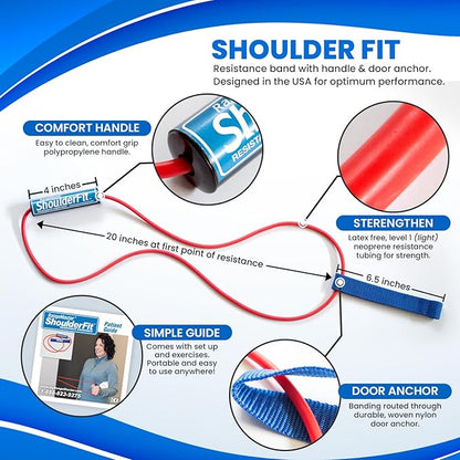 RangeMaster All in one Shoulder Strengthening and Home Therapy Basic Kit │ Physical Therapy Tool │ Aids in Recovery and Increasing Mobility │ Comprehensive Exercise Guide