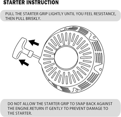 Recoil Starter Replacement for Honda Gx340 Gx390 11hp 13hp 28400-ZE3-W01ZA Oregon 31-060 Rotary 26-10379