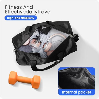 C&F BOGMOST Small Gym Bag for Women & Men,Small Lightweight Duffel Bag Carry On Bags Mini Duffel Travel Bag Waterproof Sports Bags for Workout/Sport/Travel, Purple,Large