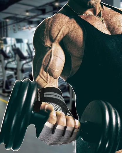 Workout Gloves Weight Lifting Gloves Palm Support Protection for Men Women, Exercise Gloves Sports for Training, Fitness, Gym,