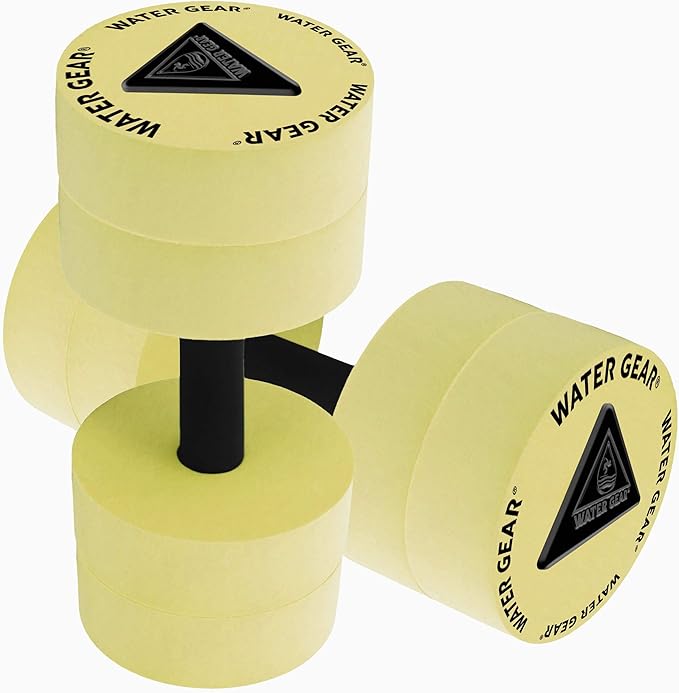 Water Gear Resistance Bells - Water Fitness and Pool Exercise - Intense Workout Without Added Stress - Easy on Joints