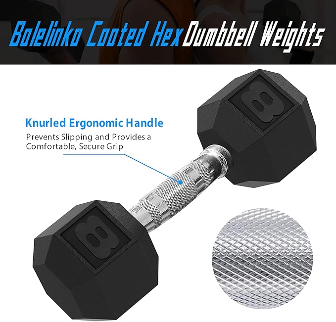 Balelinko Home Gym Equipment Workouts Strength Training Weight Loss Pilates Weights Yoga Sets Weights for Women, Men, Seniors and Youth