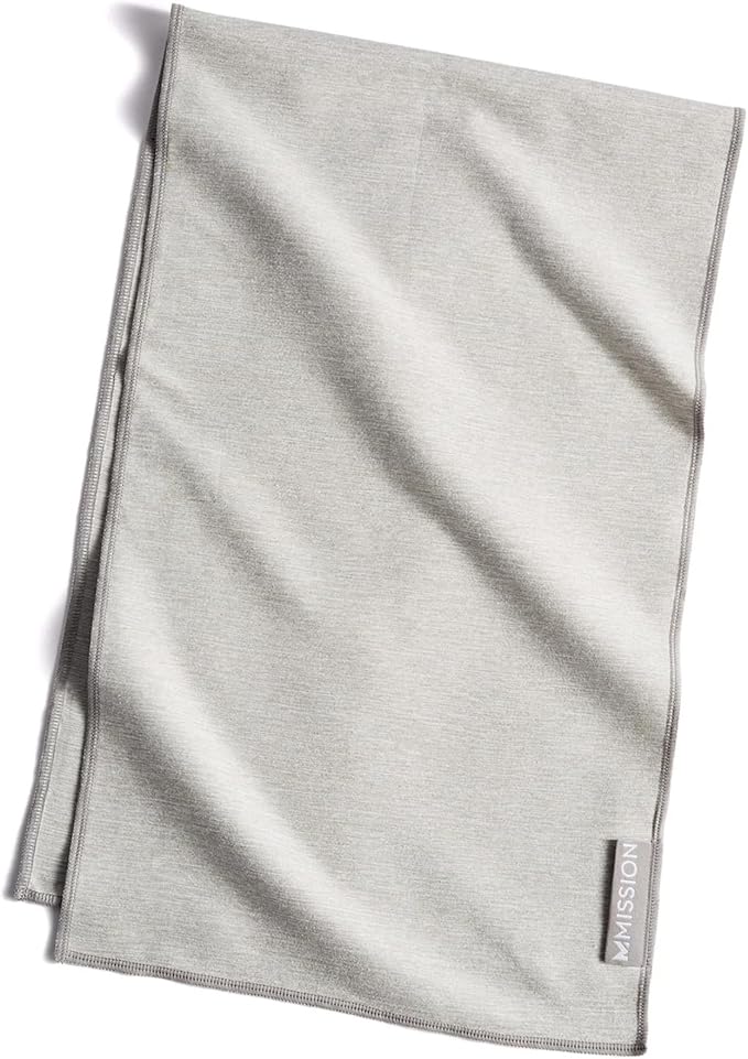 MISSION Original Cooling Towel - Soft, Durable Microfiber - Cools Up to 2 Hours - UPF 50 Sun Protection - Machine Washable