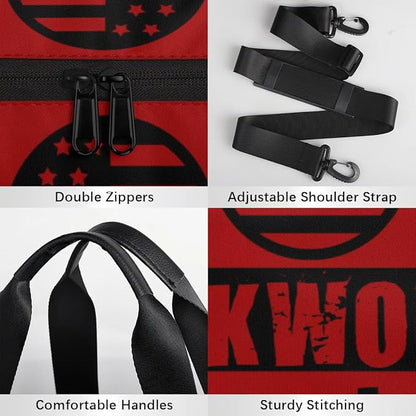 Personalized-Martial-Arts-Gear-Bag for Karate Teakwondo, Custom Jiujitsu Bag for Boys, Karate Teakwondo Bag for Gear Waterproof Lightweight Large USA