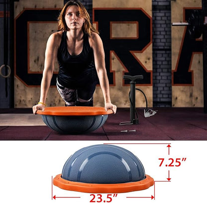Yes4All Combo Half Ball Balance Trainer Balance, Massager Roller for Yoga, Pilates, Stretches