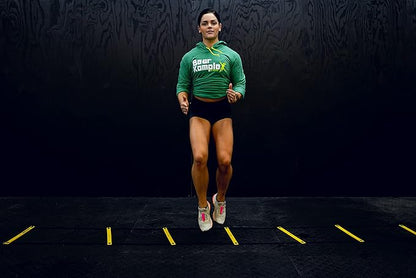 Equipment - Bodyweight Conditioning Workout at Home - Functional Fitness Exercises Indoors or Outdoors - Enhance Coordination, Improve Speed, Burn Calories - Carrying Bag Included
