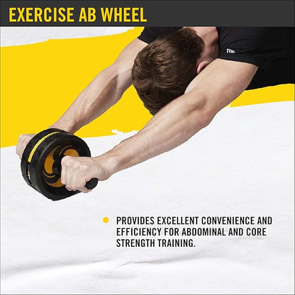 54D Exercise Ab Wheel, Ab Roller for Abs Workout, Exercise Equipment for Core Workout, Ab Wheel Roller for Home or Gym, Ab Workout Equipment for Abdominal Exercise