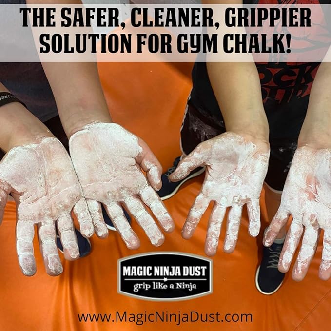 Premium Liquid Chalk - Stronger Grip & No Mess During Gymnastics, Weightlifting, Rock Climbing, Yoga, Parkour, Ninja Warrior, Pole Fitness & Bodybuilding