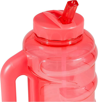 COOL GEAR 3-Pack BEAST 64 oz Jug with Handle | Large Capacity Water bottle for Athletes, Fitness, Gym, & Outdoor Sports | Wide mouth, Leak proof - Pink Pack