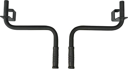 Valor Fitness Power Rack Dip Handle Attachments with Multiple Fits - Options Compatible with 2" & 2.5" Uprights and 3" Rigs with 1" Hole - Strength Training Accessory