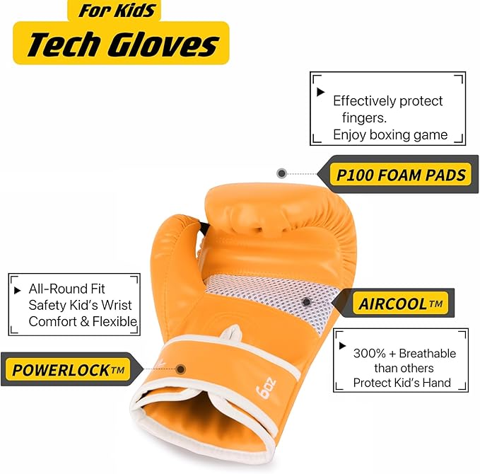 Upgrade Kids Boxing Gloves for 3-8 Year Boys and Girls, Toddler Boxing Gloves for Kids Training, Boxing Gloves Kid Sparring for Punching Bag, Kickboxing, Muay Thai, MMA