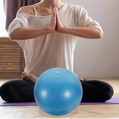 2pcs Small Pilates Yoga Ball 10 Inch PVC Balance Ball for Core Training Home Workout Physical Therapy and Flexibility Exercise