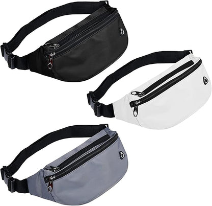 Fanny Pack for Men Women, Waterproof Sports Waist Bag Pack, Belt Bag for Travel Hiking Running