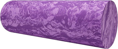 Gaiam Restore Foam Roller for Muscle Massage - Deep Tissue Muscle Massager for Sore Muscles & Stimulation - Total Body Pain Relief, Back, Neck, Foot, Calf, Leg, Arm (18 Inch and 36 Inch)