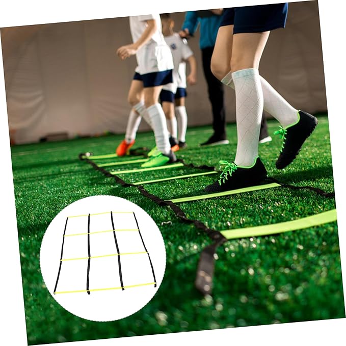 Portable Foldable Agility Ladder for Soccer and Football Training Lightweight Sports Ladder for Speed Footwork and Coordination Drills Versatile Multi-Sport Exercise Equipment for