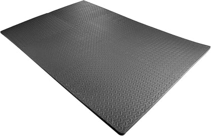 BalanceFrom Puzzle Exercise Mat 3/4" Thick, EVA Interlocking Foam Floor Tiles for Home Gym, Mat for Home Workout Equipment, Floor Padding for Kids, Multiple Sizes and Colors