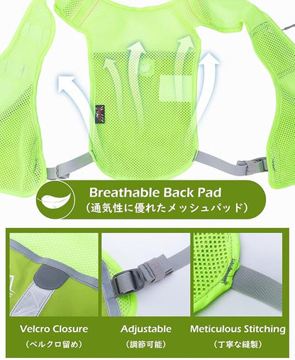 TRIWONDER Hydration Running Vest Backpack, Lightweight Water Pack for Men Women Hydration Backpack for Trail Race, Hiking, Cycling, Climbing, Camping, Jogging, Marathon