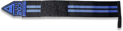 Wrist Straps for Weightlifting – 18” Heavy Duty Polyester Elastic Lifting Straps with Wrist Support, Gym Straps for Deadlifts, Pull Ups, Strength Training, Weight Lifting Accessories for Men & Women