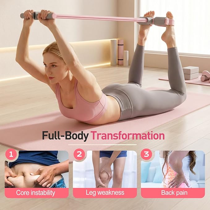 Pedal Resistance Bands with Handles, Multifunction Elastic Yoga Resistance Band, Natural Rubber Foot Pedal Resistance Bands, Stretching Workout Fitness Bands for Abdomen, Waist, Arm, Leg