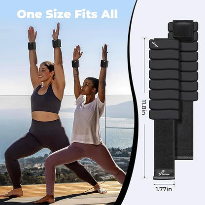 Sportneer Ankle & Wrist Weights Set of 2 (1LB/2LB Each) for Women Men Comfortable Arm Leg Weight for Pilates, Running, Walking, Workout, Yoga, Water Aerobics, Pool Exercises