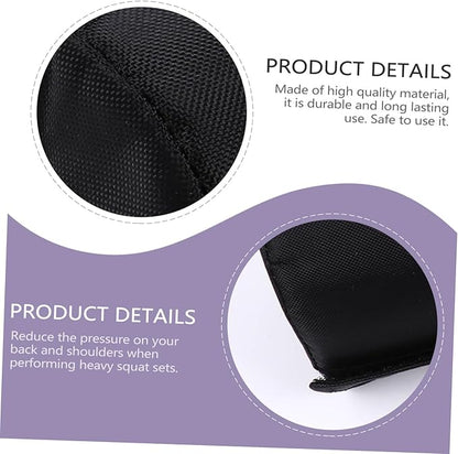 Happyyami Sponge Barbell Pad Weightlifting Neck Protector Non Slip Shoulder Cushion for Squats Hip Thrusts Lightweight Comfortable Gym Training Support