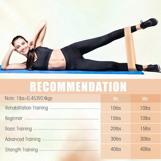 DEEKIN 30 Pcs Resistance Bands Bulk Resistance Loop Elastic Exercise Bands Exercise Equipment for Women Men Home Pilates, Fitness, Gym, Yoga