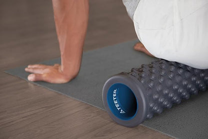 Teeter Massage Foam Roller - Textured for Deep Tissue Muscle Relief to Boost Recovery, Flexibility, Mobility - Back Pain Relief, Sports Massage, Myofascial Release