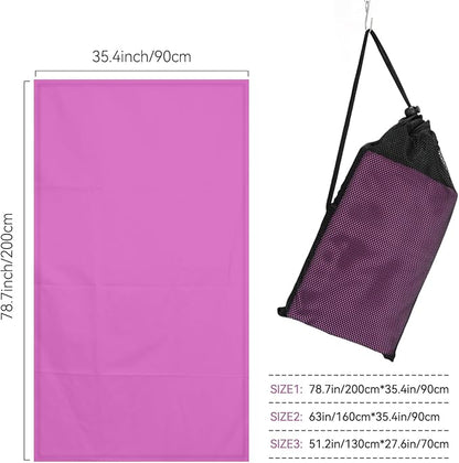 Microfiber Towel for Gym, Workout, Sweat Towel – Quick Dry, Ultra Compact, Lightweight & Super Absorbent(Purple,40x20 in)